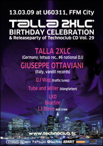 Technoclub @ U60311 - Talla 2XLC Birthday Celebration