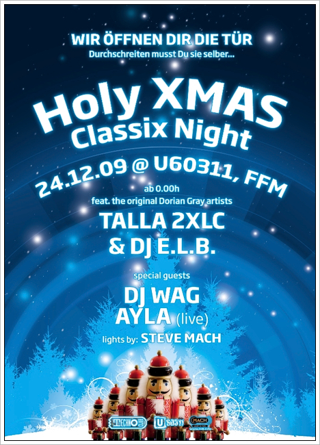 Technoclub Holy Xmas Classix Night @ U60311, Frankfurt